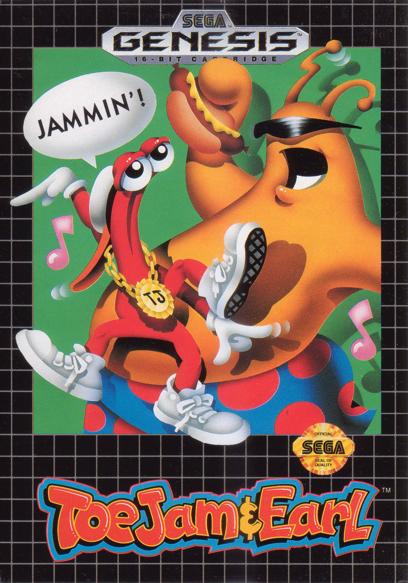 Front cover of ToeJam & Earl for Mega Drive - Genesis
