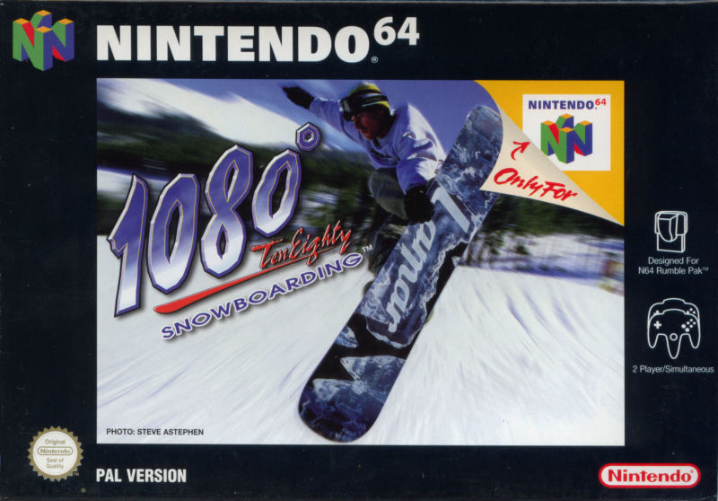 Front cover of 1080° Snowboarding for Nintendo 64