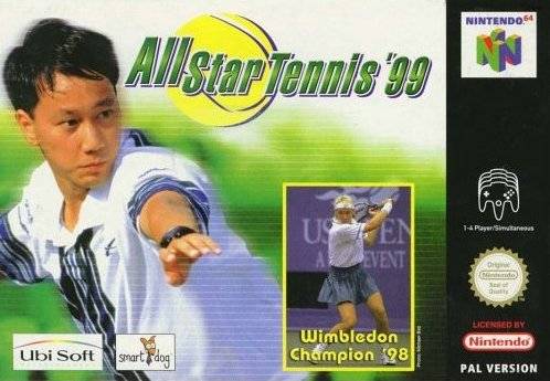 Front cover of All Star Tennis '99 for Nintendo 64