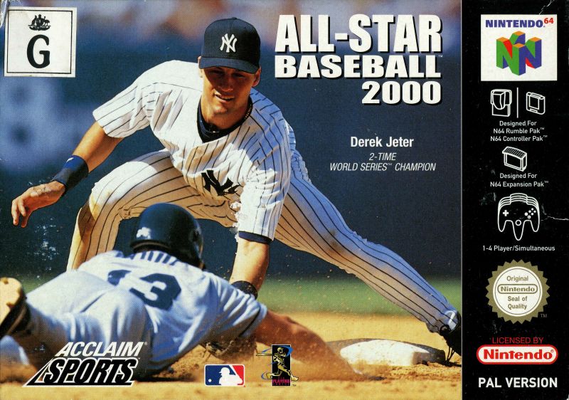 Front cover of All-Star Baseball 2000 for Nintendo 64