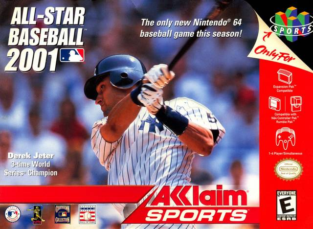 Front cover of All-Star Baseball 2001 for Nintendo 64