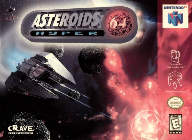 Front cover of Asteroids Hyper 64 for Nintendo 64