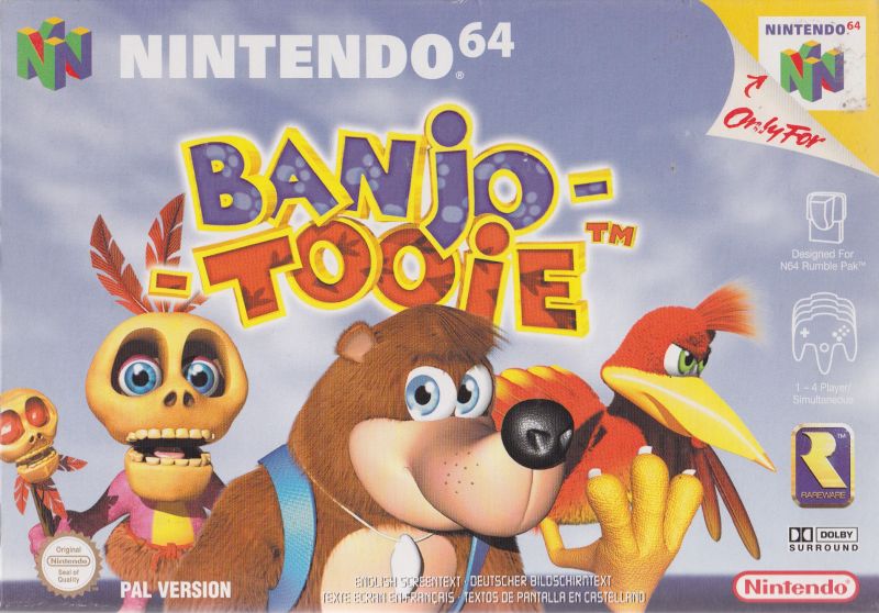Front cover of Banjo-Tooie for Nintendo 64