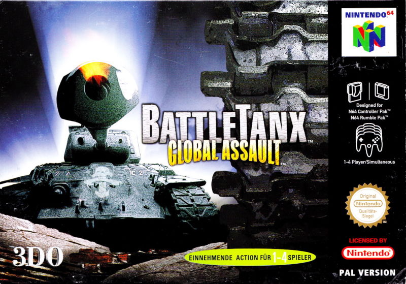 Front cover of BattleTanx: Global Assault for Nintendo 64