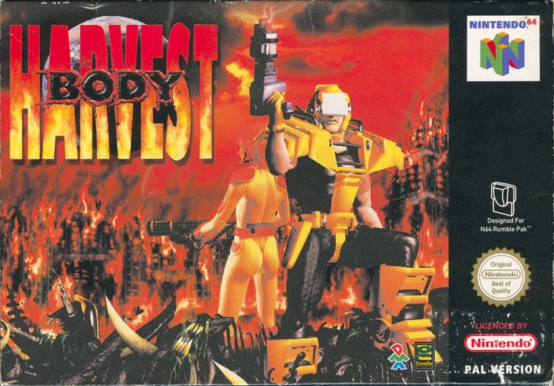 Front cover of Body Harvest for Nintendo 64