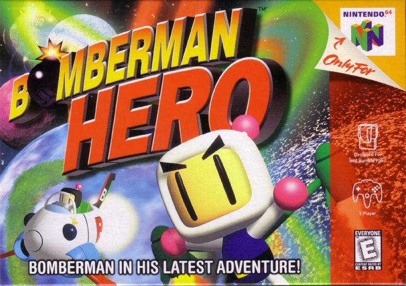 Front cover of Bomberman Hero for Nintendo 64