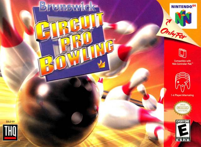 Front cover of Brunswick Circuit Pro Bowling for Nintendo 64