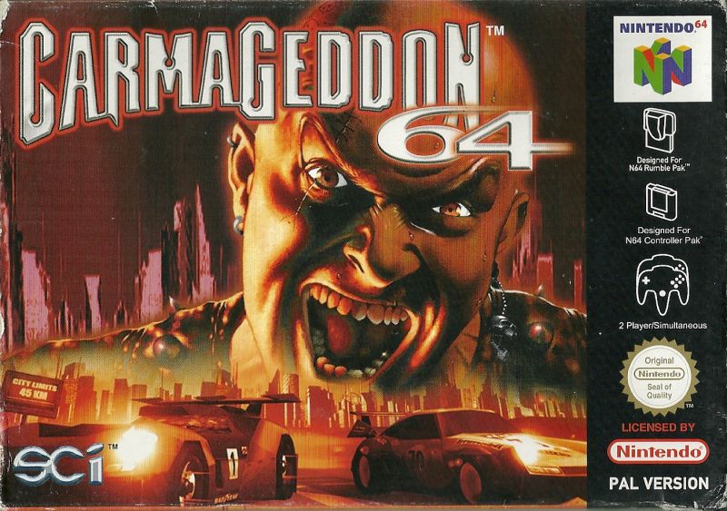 Front cover of Carmageddon 2: Carpocalypse Now for Nintendo 64
