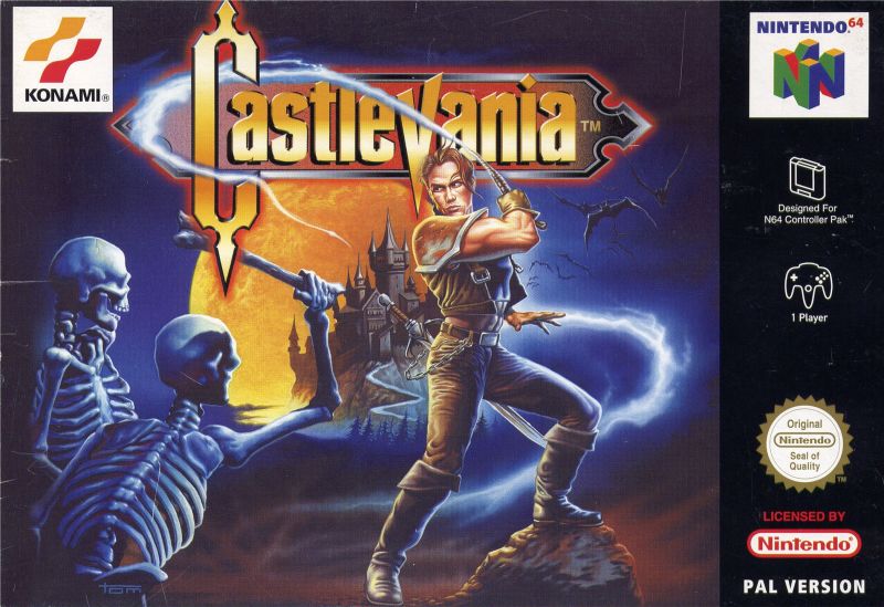 Front cover of Castlevania for Nintendo 64