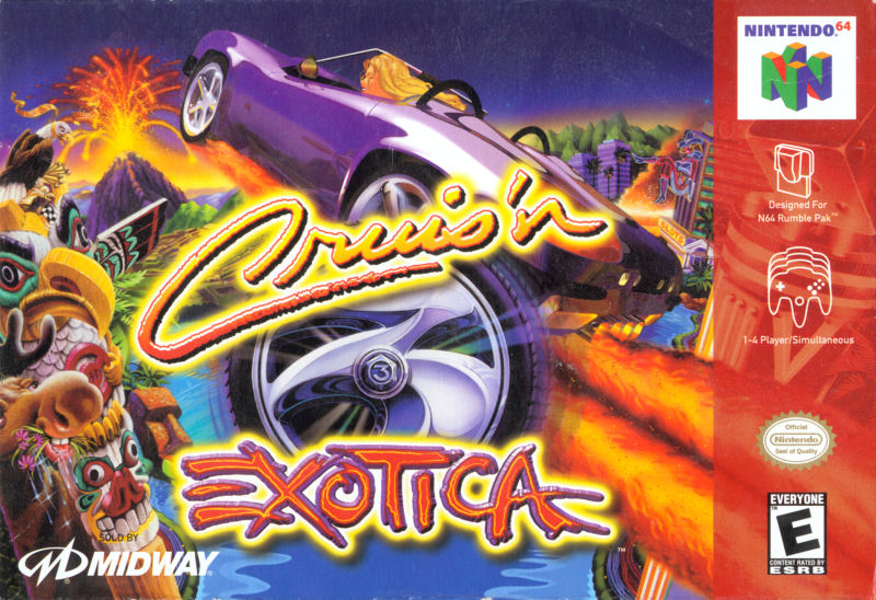 Front cover of Cruis'n Exotica for Nintendo 64