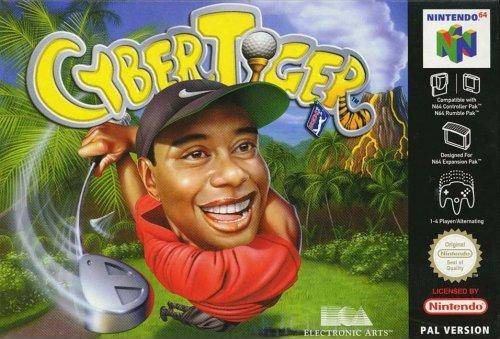 Front cover of CyberTiger for Nintendo 64