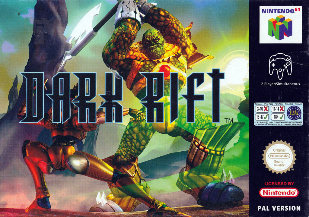 Front cover of Dark Rift for Nintendo 64