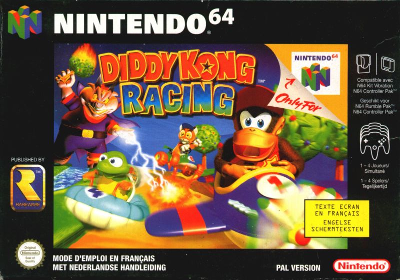 Front cover of Diddy Kong Racing for Nintendo 64