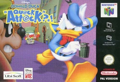 Front cover of Disney's Donald Duck: Goin' Quackers for Nintendo 64