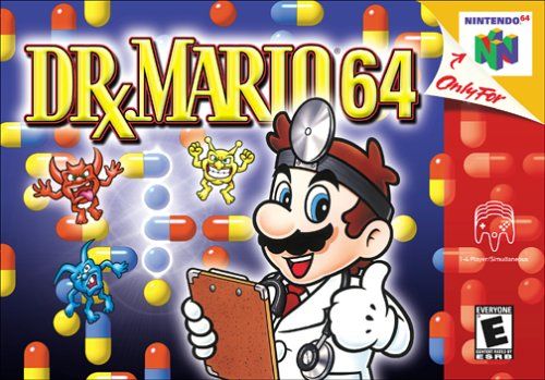 Front cover of Dr. Mario 64 for Nintendo 64