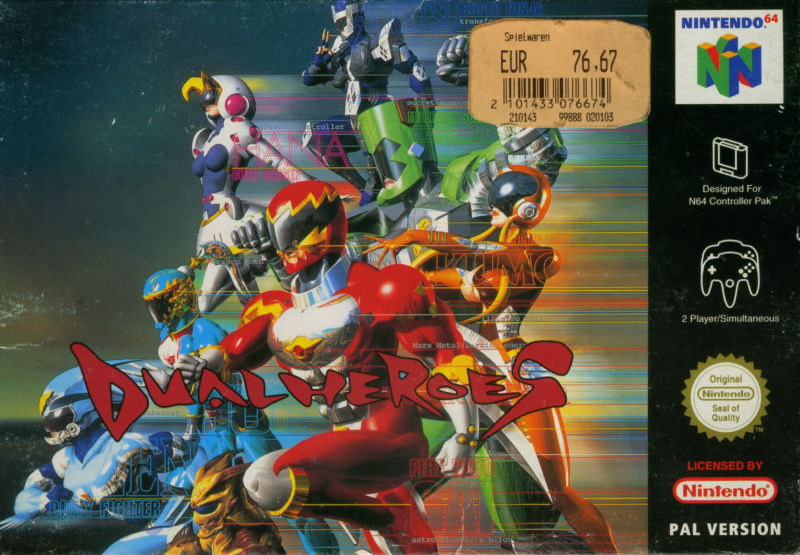 Front cover of Dual Heroes for Nintendo 64