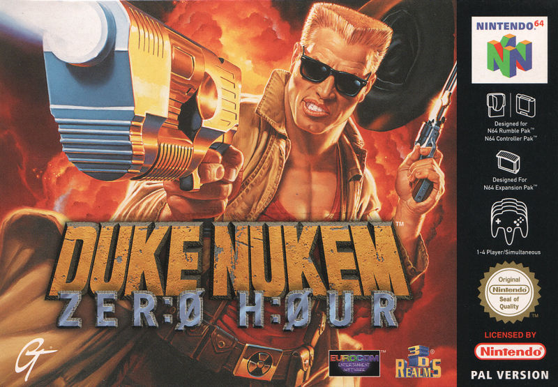 Front cover of Duke Nukem: Zero Hour for Nintendo 64