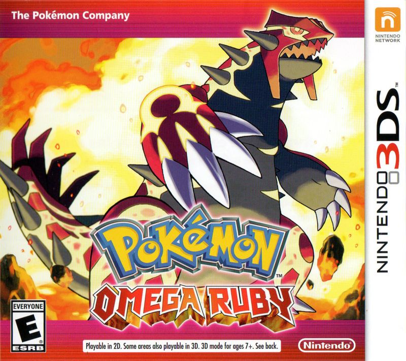 Front cover of Pokémon Omega Ruby for Nintendo 3DS
