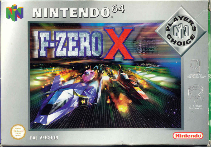 Front cover of F-Zero X for Nintendo 64
