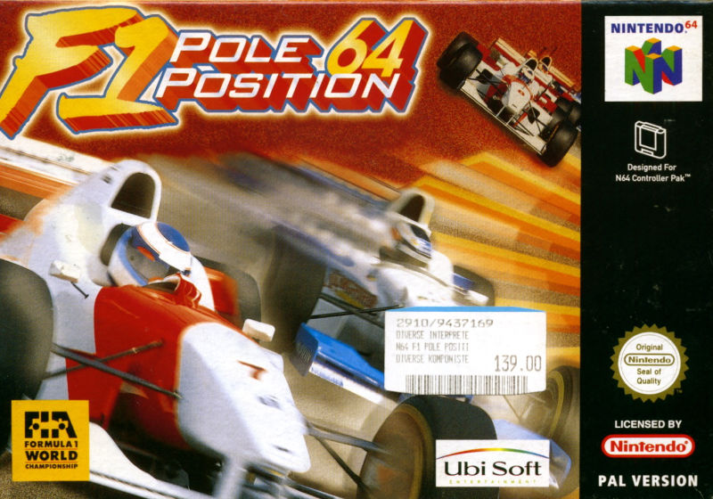 Front cover of F1 Pole Position 64 for Nintendo 64