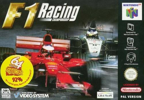 Front cover of F1 Racing Championship for Nintendo 64