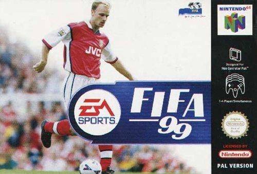 Front cover of FIFA 99 for Nintendo 64