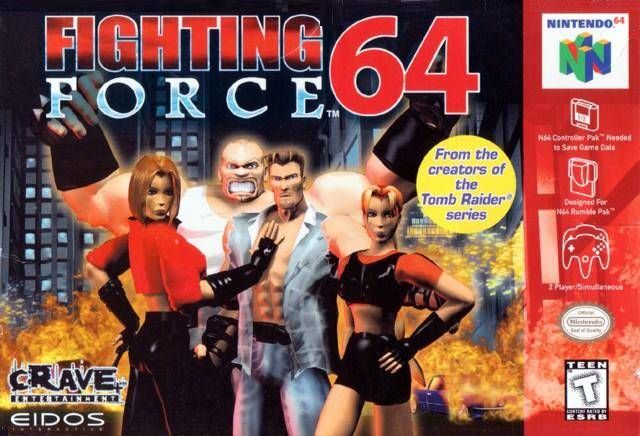 Front cover of Fighting Force for Nintendo 64