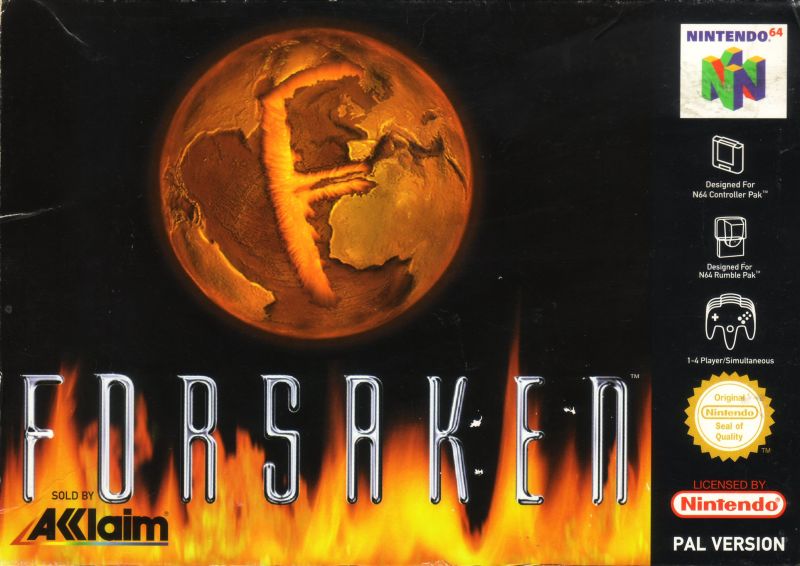 Front cover of Forsaken 64 for Nintendo 64
