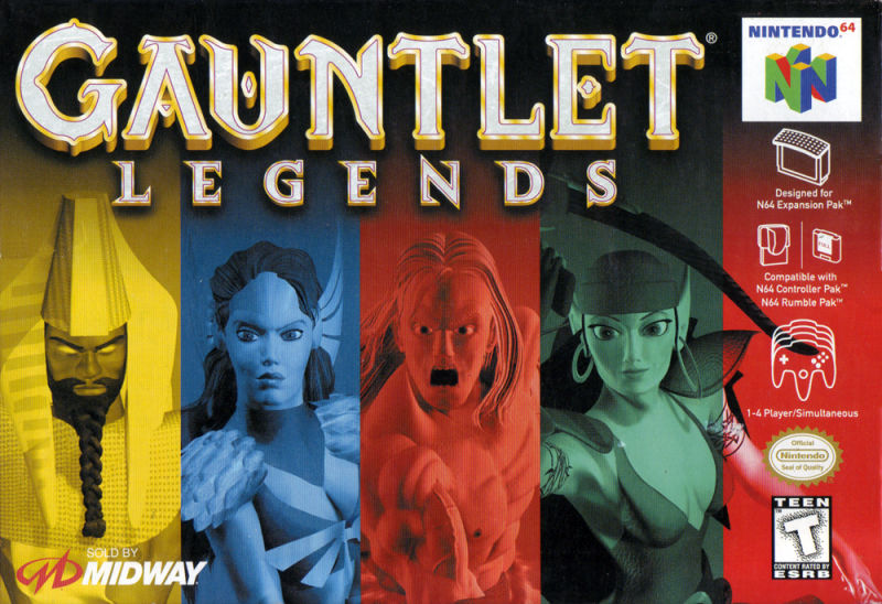 Front cover of Gauntlet: Legends for Nintendo 64