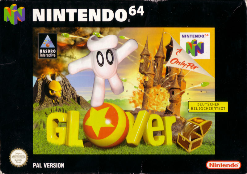 Front cover of Glover for Nintendo 64