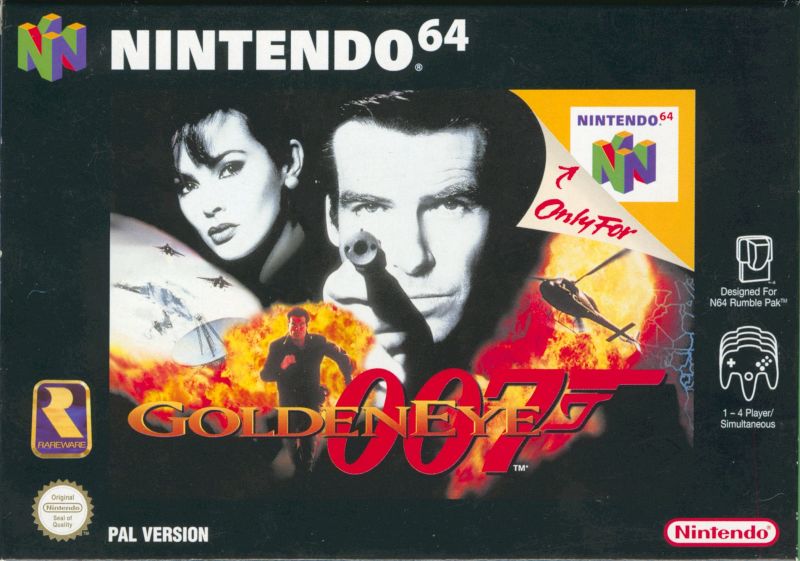 Front cover of GoldenEye 007 for Nintendo 64