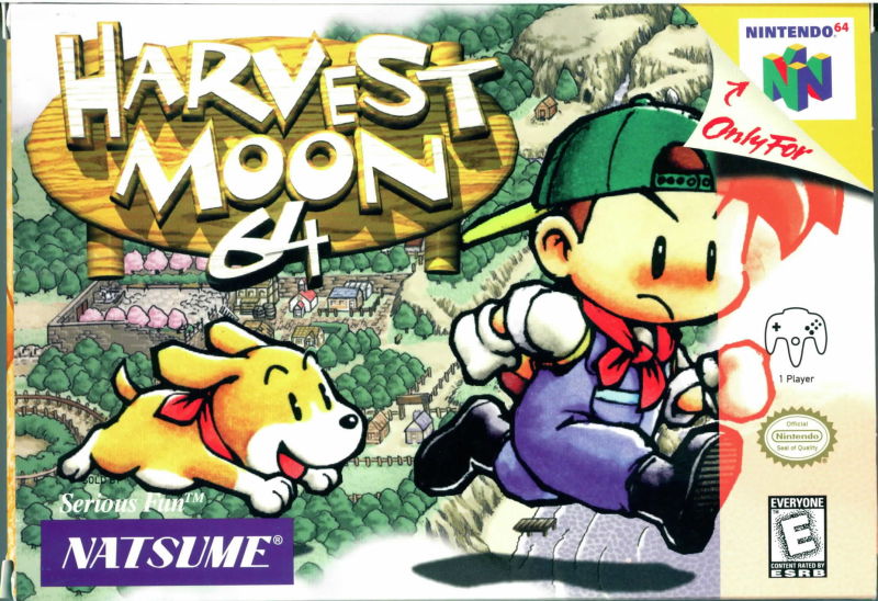 Front cover of Harvest Moon 64 for Nintendo 64