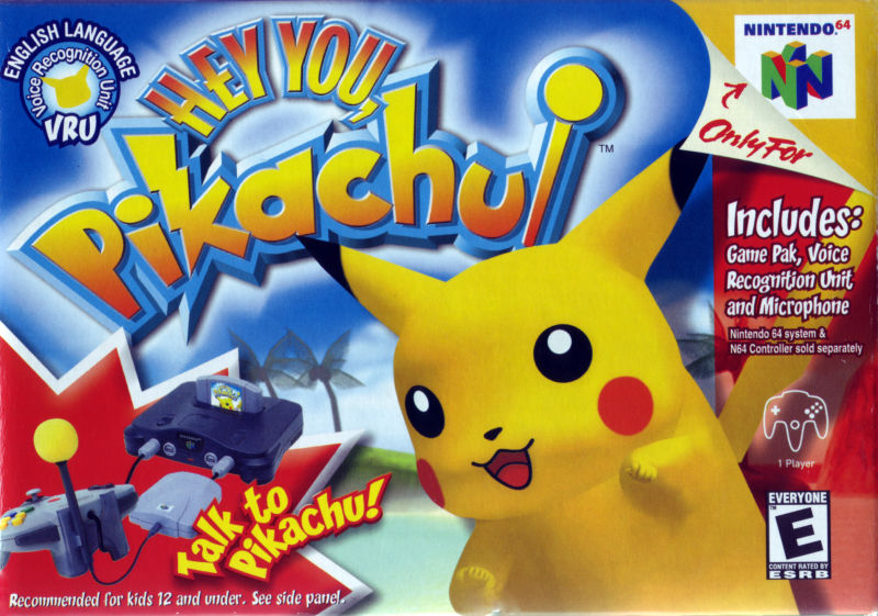 Front cover of Hey You, Pikachu! for Nintendo 64