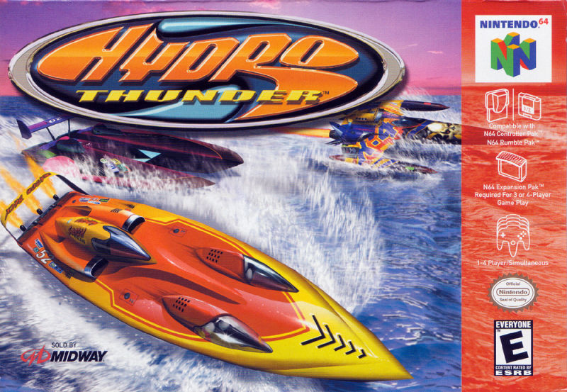 Front cover of Hydro Thunder for Nintendo 64