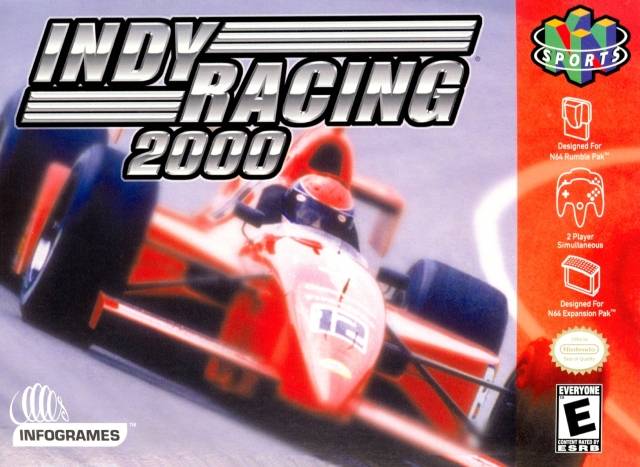 Front cover of Indy Racing 2000 for Nintendo 64