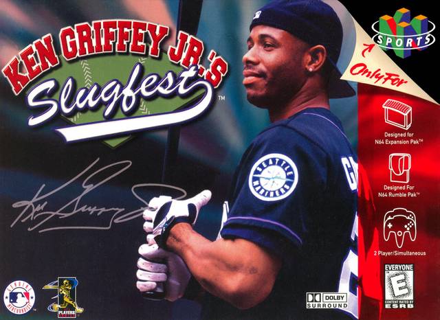 Front cover of Ken Griffey Jr.'s Slugfest for Nintendo 64
