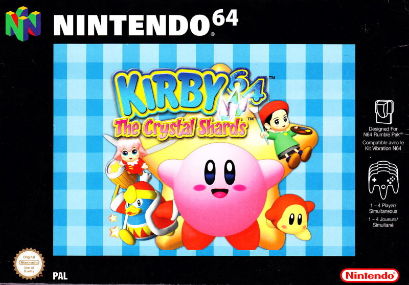 Front cover of Kirby 64: The Crystal Shards for Nintendo 64