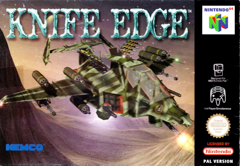 Front cover of Knife Edge: Nose Gunner for Nintendo 64