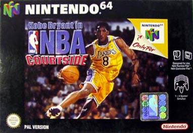 Front cover of Kobe Bryant in NBA Courtside for Nintendo 64
