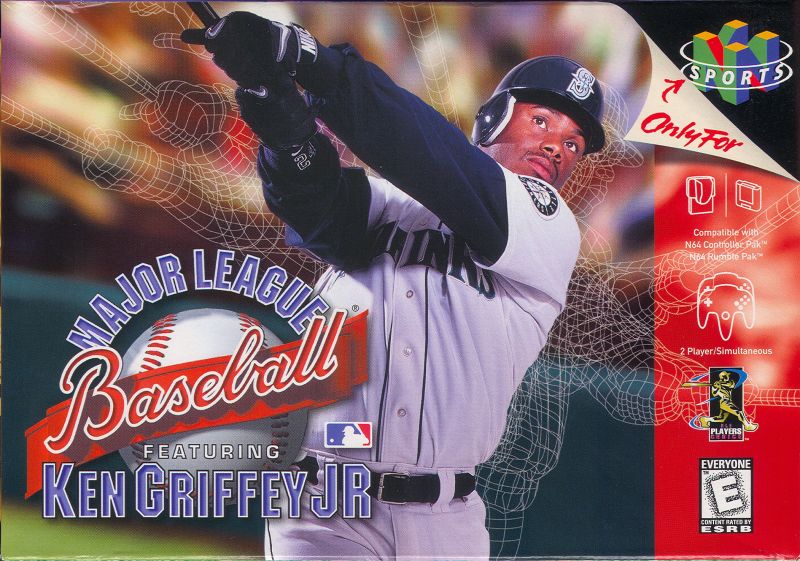 Front cover of Major League Baseball Featuring Ken Griffey Jr for Nintendo 64