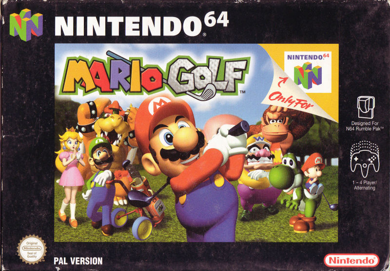 Front cover of Mario Golf for Nintendo 64
