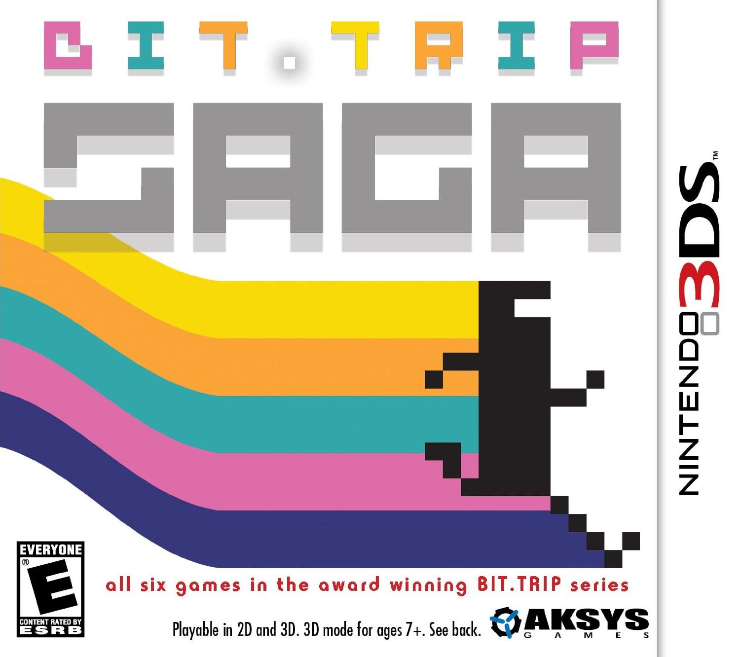 Front cover of Bit.Trip Saga for Nintendo 3DS