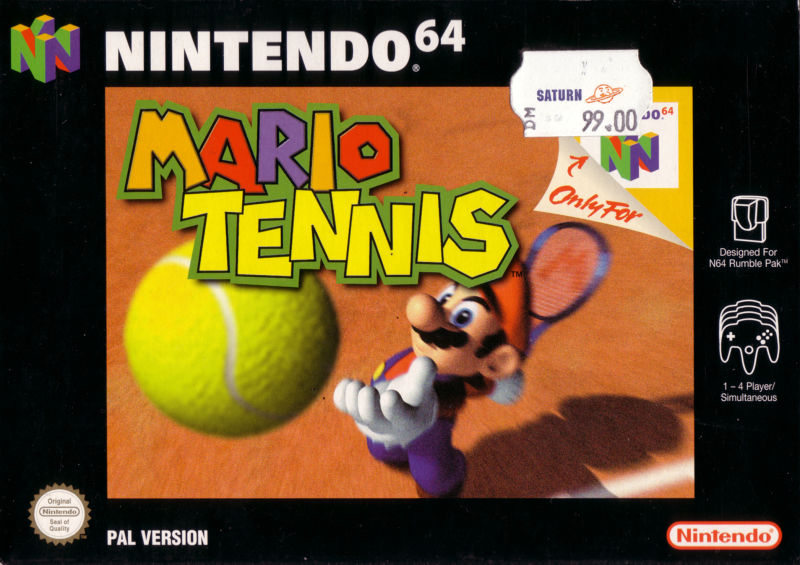 Front cover of Mario Tennis for Nintendo 64