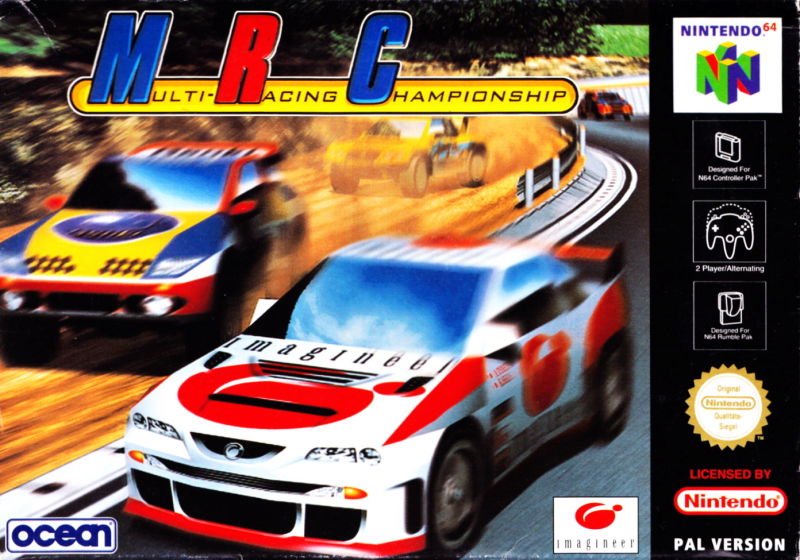 Front cover of MRC: Multi-Racing Championship for Nintendo 64