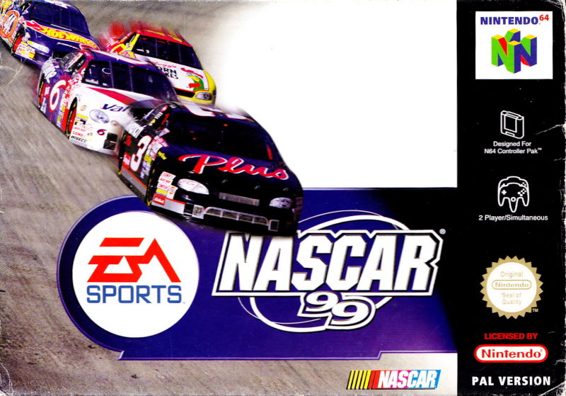 Front cover of NASCAR 99 for Nintendo 64
