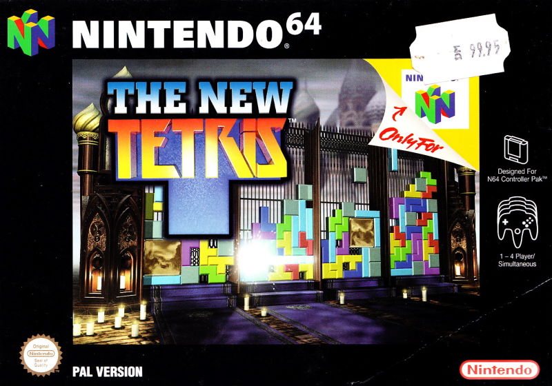 Front cover of The New Tetris for Nintendo 64