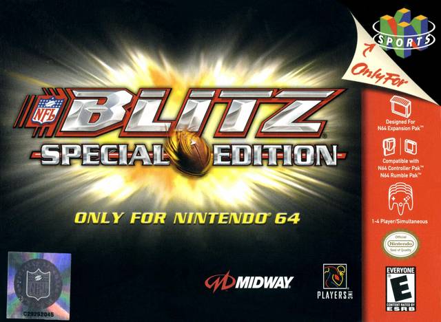 Front cover of NFL Blitz Special Edition for Nintendo 64