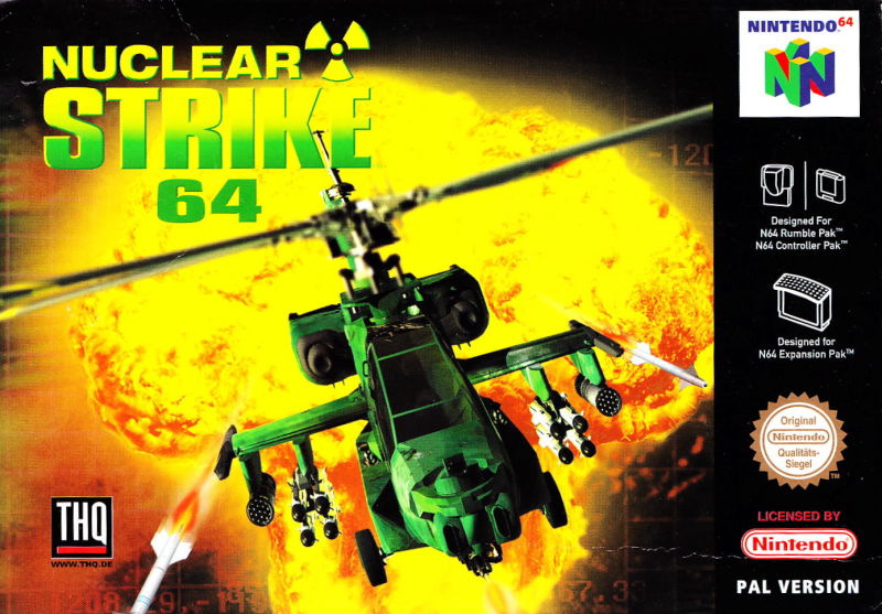 Front cover of Nuclear Strike for Nintendo 64