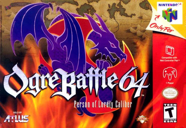 Front cover of Ogre Battle 64: Person of Lordly Caliber for Nintendo 64