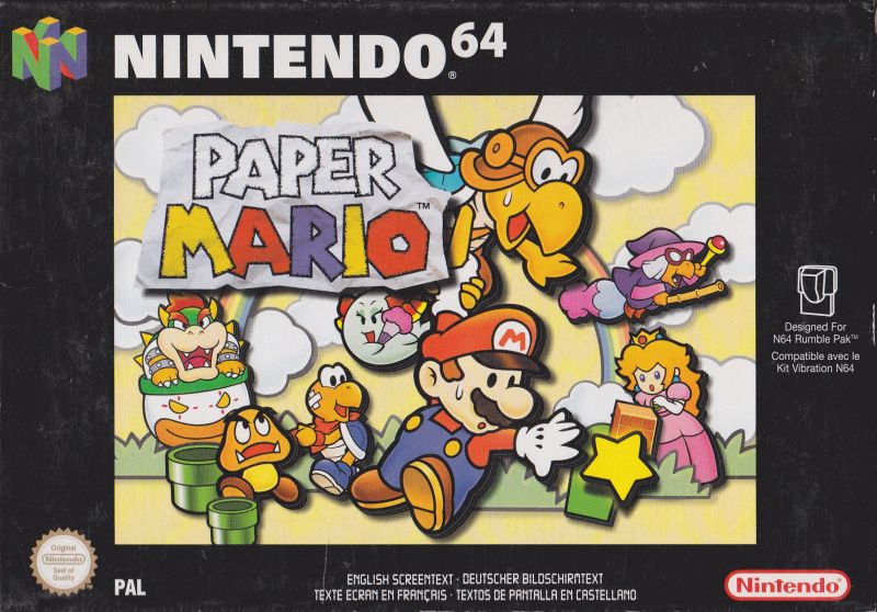 Front cover of Paper Mario for Nintendo 64